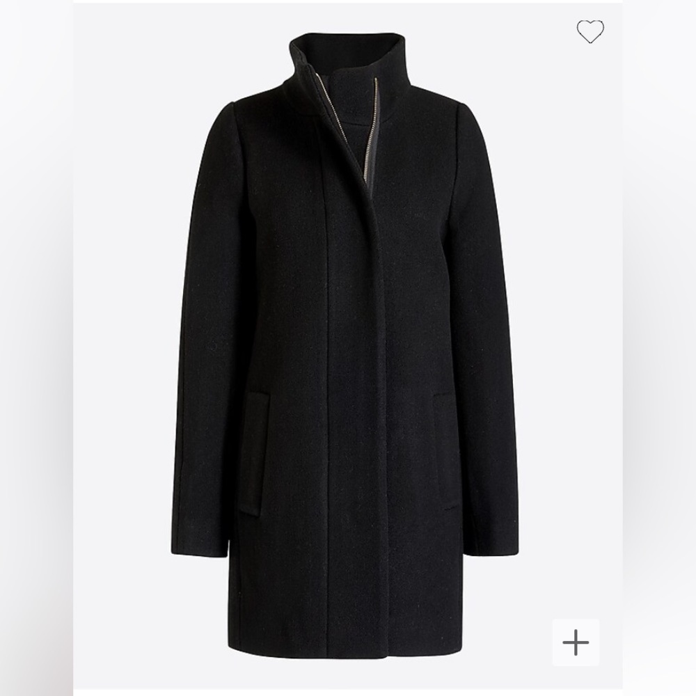 JCREW CITY COAT | Black Size 2
